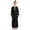 Black, variant on Yartina Kids Girls Praise Dance Dress Long Sleeve Round Neck Maxi Dresses Pink 10