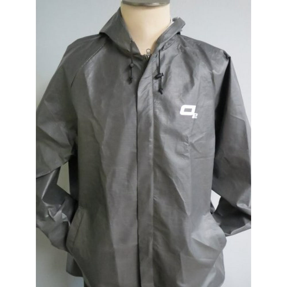 O2 Rainwear O2 Element Series Hooded Rain Jacket w/Pockets Walmart