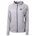 thumbnail image 2 of Women's Cutter & Buck Gray Arizona State Sun Devils Adapt Eco Knit Hybrid Recycled Full-Zip Hoodie, 2 of 3