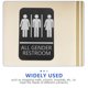 thumbnail image 3 of unbranded En Braille Negro Con Moderno Para Negocios Y Hogar, 3 of 6