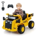 thumbnail image 4 of Costway Camión volquete para niños con control remoto de 2,4 G y pala de arena con megáfono., 4 of 4