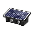 thumbnail image 3 of AuroraX Solar Powered Wall Light Outdoor Solar Lights for Yard Decorative Color Changing Double Head Dusk to Dawn Waterproof Outdoor Wall Lighting Gold, 3 of 6