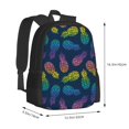 thumbnail image 3 of Vsdgher Abstract Bright Pineapple Fruit Retro Print Backpack for Women Men School Bookbag with Laptop Compartment for College Work Travel, Simple Fashion Casual Daypack, Fit 15" Laptop, 3 of 8