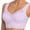 Purple, variant on Women's Large Strapless Lace Tank Top Underwear Thin Side Fold Side Gather Adjustable Bra Compression Bras