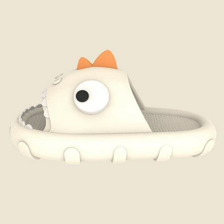 

CoCopeanut BEVERGREEN Women Slippers Fun Dinosaur Design Thick Sole Outdoor Beach Sandals Men Slides Couple Shoes Home Cute Woman Shoes