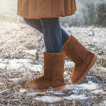 

Women s Mid Calf Winter Snow Boots iMounTEK Classic Comfortable Winter Boot Slip On Boot Warm Winter Gifts