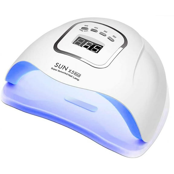 UV LED Nail Lamp 150W, Professional Nail Dryer Gel Polish Light, UV Nail Light With 4 Timer Setting, Nail Polish Curing Gel LED Dryer, Professional Nail Art Tools With Automatic Sensor, LCD Display