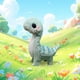 thumbnail image 5 of Adornos de papel Fiudx para hacer rompecabezas de papel Juguete de rompecabezas de dinosaurio, 5 of 5