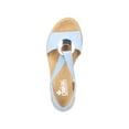 thumbnail image 6 of Rieker Women's 624H6-10 Wedge Heeled Ankle Strap Sandals, Aqua, Size EU 39, 6 of 7