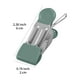 thumbnail image 3 of pstuiky Pinzas para pantalones de plástico sumergido|sin costuras|tendedero de acero inoxidable|resistentes al viento|pinzas pequeñas|pinzas fijas para ropa|tendedero de ropa doméstico|resistente, 3 of 3
