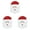 A 3PCS, variant on witspace Christmas Silverware Holder Pockets Santa Snowman Reindeer Tableware Bags Christmas Cutlery Pouch Bags Spoon Fork Bags Xmas Party Dinner Table Dinnerware Supplies (1/3/6 PCS)