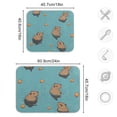 thumbnail image 4 of Yayeee Dish Drying Mat for Kitchen Counter 18"x24" Microfiber Absorbent Pad, Cartoon Capybaras, 4 of 7