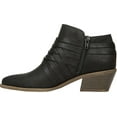 thumbnail image 3 of LifeStride Womens Prairie Faux Suede Zipper Ankle Boots, 3 of 6