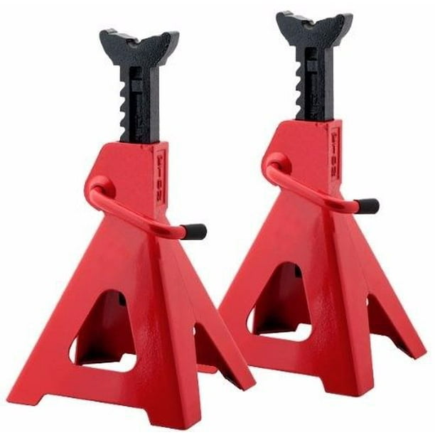 Stark Set of (2) Jack Stand 12-Ton Capacity Shop Auto Stand Self-Locking Ratchet (24,000lbs) - Walmart.com
