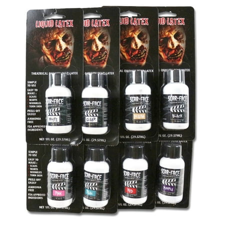 SCAR FACE LIQUID LATEX 1OZ - Walmart.com SCAR FACE LIQUID LATEX 1OZ - Walmart.com