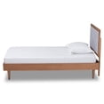 thumbnail image 3 of Baxton Studio Saul Light Grey and Brown Finished Wood Twin Size Platform Bed, 3 of 10
