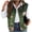 Army Green, variant on Vest for Women Fuzzy Fleece Color Block Sleeveless Button Down Fall Sherpa Jacket Winter Warm Outerwear with Pockets Pink M