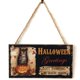 thumbnail image 1 of Pumpkin Hanging Signs [跃星辉]已处理知产木制万圣节标志门装饰悬挂门牌（袋装  1x门牌） 2号 20x10cm ANGGREK Halloween Decoration, 1 of 8