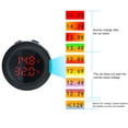 thumbnail image 4 of Voltmeter Stable Long Service Life Digital Display Digital Panel Display Voltage Monitoring Meter for Motorcycle,Red, 4 of 8