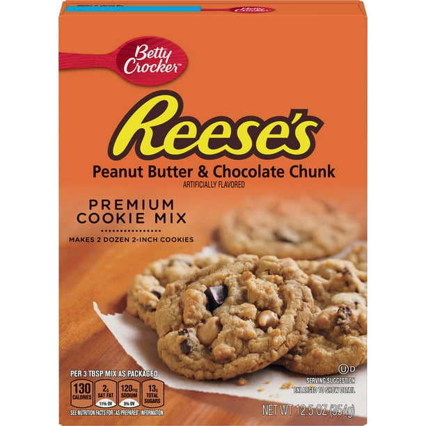 Betty Crocker Reese's Peanut Butter & Choc Chunk Cookie Mix 12.5 oz