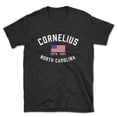 thumbnail image 1 of Cornelius North Carolina Patriot Men's Cotton T-Shirt, 1 of 1
