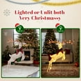 thumbnail image 4 of UBesGoo 5FT Outdoor Yard Decoration Set Christmas Reindeer with LED Light, 4 of 10