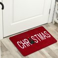 thumbnail image 5 of Xuniizn Christmas Door Mat Xmas Welcome Christmas Mat Non-Slip and Washable Winter Doormat Rubber Back Snowflakes Door Mat Rugs for Indoor Outdoor, Christmas Decorations for Home, 5 of 7
