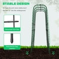 thumbnail image 4 of Slsy Tall Garden Arch Trellis Cucumber Trellis for Climbing Plants, 71" H x 71" L x 20" W Tall Metal Plant Support Trellis for Climbing Vine Vegetable/Fruit/Flower Outdoor Yard Lawn Garden, 4 of 9