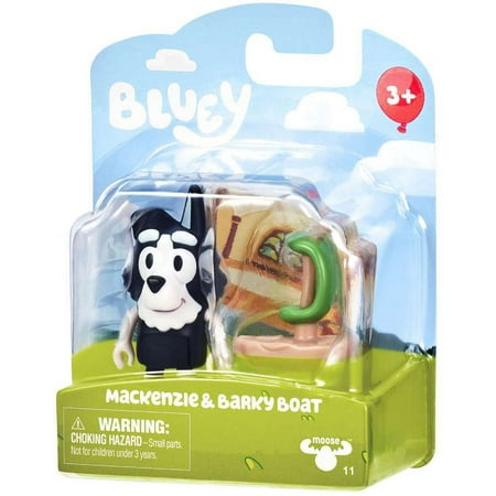 Bluey Mackenzie & Barky Boat Mini Figure