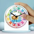 thumbnail image 3 of Reloj despertador ógico de dibujos ños, lámpara de noche, relojes de silenciosos, reloj de ñanza Sunnimix Despertador, 3 of 8