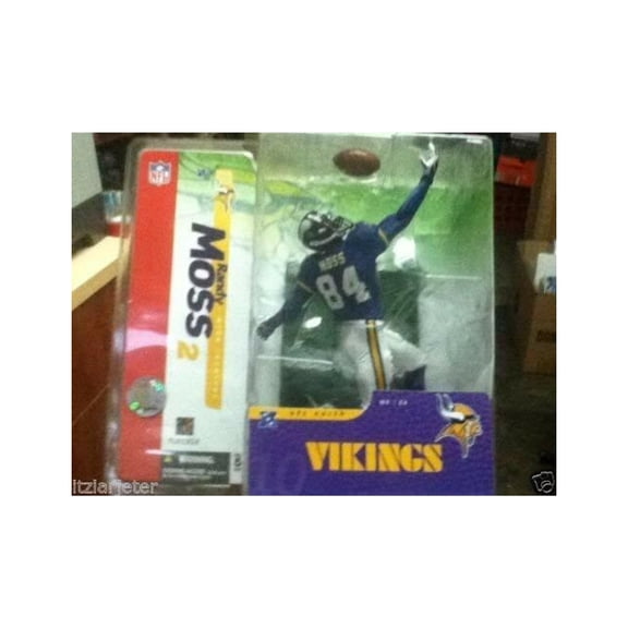 NFL Re-Plays Series 3 Figure - Vikings #84 Randy Moss