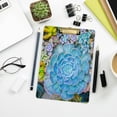 thumbnail image 6 of FMSHPON Kawaii Succulents Clipboard Hardboard Wood Nursing Clip Board and Pull for Standard A4 Letter 13x9 inches, 6 of 7