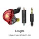 thumbnail image 4 of Sidaley Auriculares HIFI de 3,5mm, auriculares portátiles con micrófono, auriculares electrónicos, sonido estéreo, dispositivos para escuchar Teléfono y Comunicación negro rojo, 4 of 6