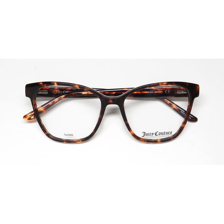 Juicy Couture Cat Eye Unisex Havana Acetate Frame Kits.com -- Juicy Couture JU 211 main image 4