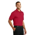 thumbnail image 4 of Port Authority Pinpoint Mesh Polo-XS (Rich Red), 4 of 6