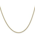 thumbnail image 3 of Auriga 14k Yellow Gold 1.4mm Cable Chain Necklace 24inch for Women, 3 of 6