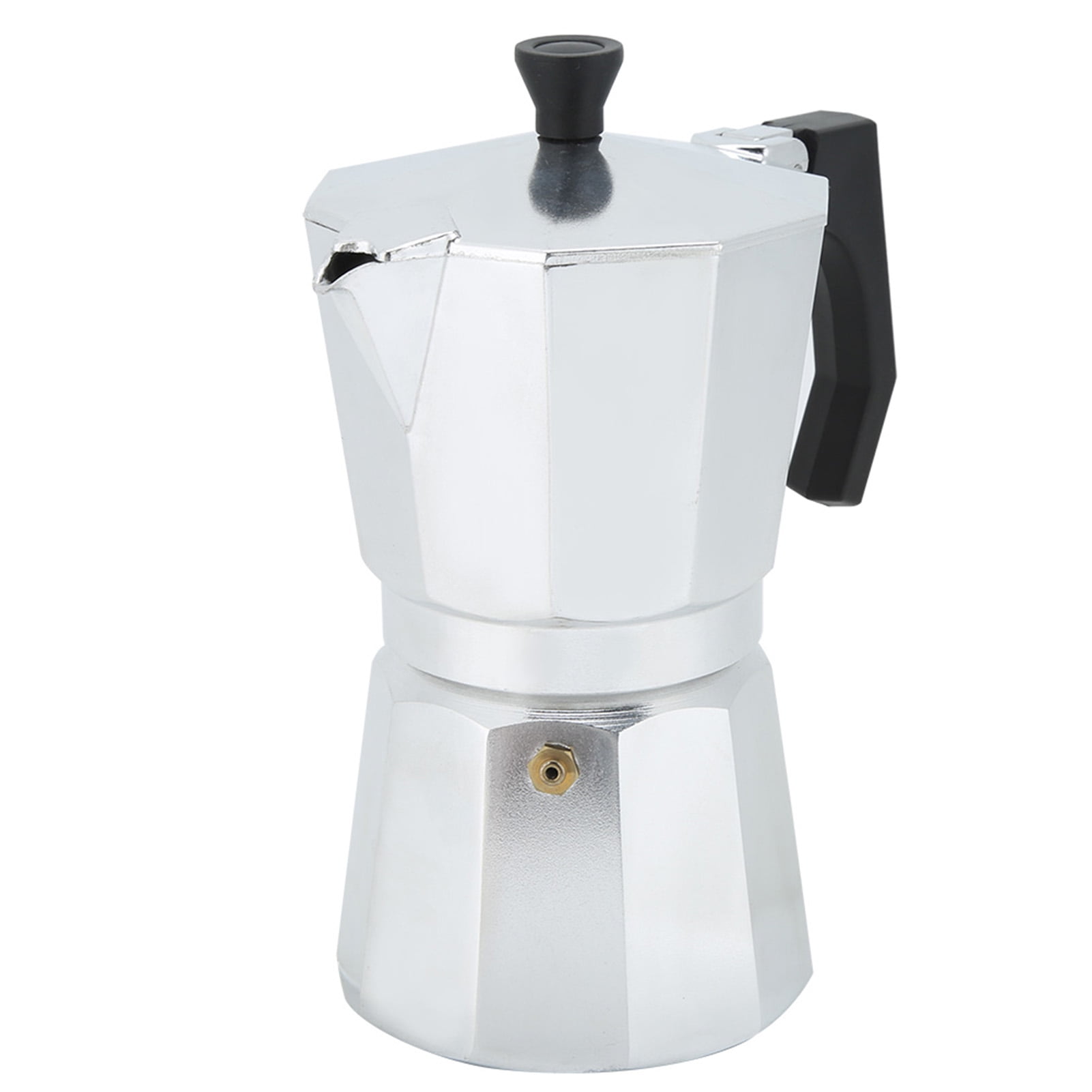 Moka Coffee Pot,6 Cups Aluminum Moka Coffee Appliance Coffee Maker