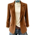 thumbnail image 2 of Sheghy Womens Long Winter Coats for Women Parka Funnel Neck Weekend Shacket Jacket with Pockets Brown L, 2 of 9