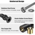 thumbnail image 2 of Quick Release Toilet Seat Fixings, Quick Release Toilet Seat Hinges Top Fittings Universal Toilet Seat Hinge Fittings For Wc Toilet Blind Holes 2 Pac, 2 of 5