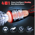 thumbnail image 3 of Blissmakers 4 in 1 Automatic Male Masturbator Sex Toys for Men with 7 Suction & 7 Squeeze & 10 Vibration Modes3D Sleeve MasturbatorAdult Sex Toys for Menfor Men Self-Pleasure Masturbation, 3 of 8