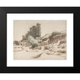 thumbnail image 2 of Jean-François Millet 18x14 Black Modern Framed Museum Art Print Titled - Landscape, Vichy (ca. 1866-67), 2 of 5