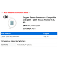 thumbnail image 2 of Oxygen Sensor Connector - Compatible with 2005 - 2006 Nissan Frontier 4.0L V6, 2 of 2
