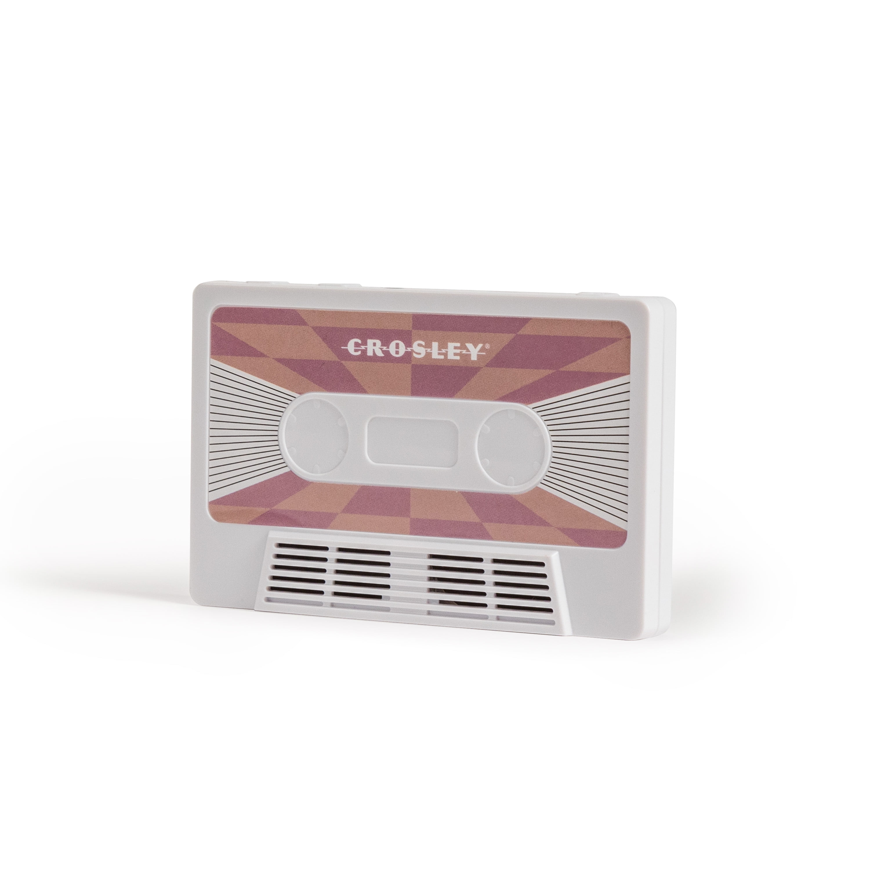 Crosley Cassette Retro Portable Bluetooth Speaker, Rechargeable Wireless Speakers, Storage Case