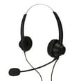 thumbnail image 3 of RJ9 Phone Headset, Lightweight H360D-RJ9-MVA Binaural Phone Headphone With Adjustable Volume Mic Mute For Office, 3 of 8