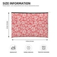 thumbnail image 3 of Cauagu Red Hibiscus Flower for Tyvek Makeup Bag,Reusable Travel Cosmetic Bag Women Organizer Toiletry Bag Birthday,Gifts for Women Girlfriend Mom Teacher 6.5’’*8.9’’, 3 of 7