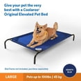 thumbnail image 2 of Funda de Repuesto para Cama Elevada de Mascotas Coolaroo Azul Acuático Grande, 2 of 4