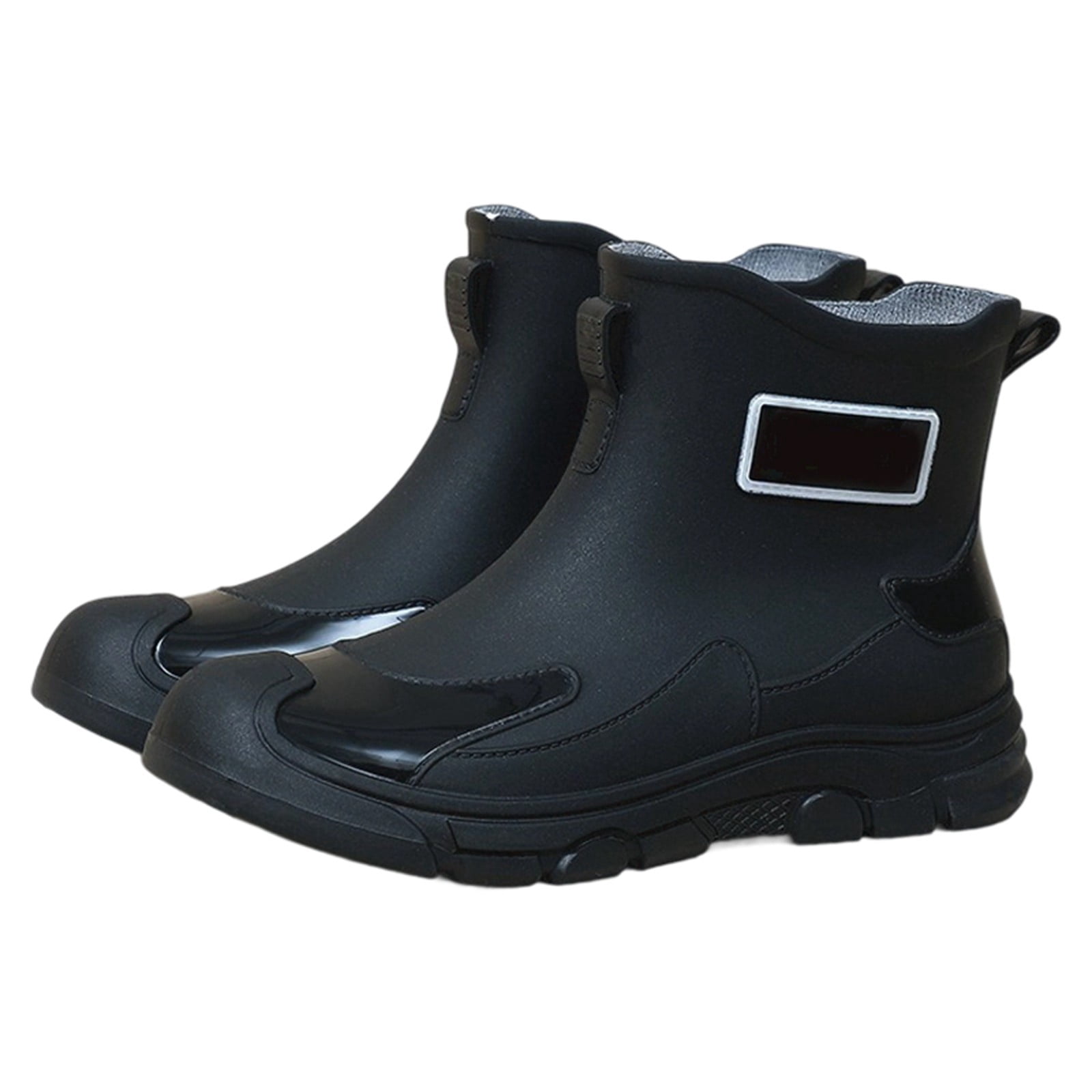 Sunbona Fashionable Women's Rain Shoes Summer Short Ankle Boots Casual Footwear For Everyday Use Rain Boots Collar Gardening Boots Ultra Lightweight Portable Garden Shoes