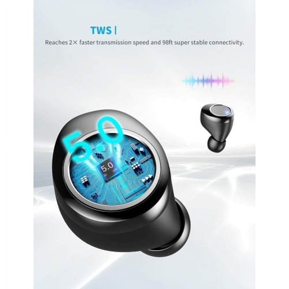 Wireless TWS Earphones for Google Pixel 8a/6a/6 Pro - Earbuds Headphones True Stereo Headset Hands-free Mic