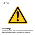 thumbnail image 3 of Uxcell Triangle Caution Warning Sign Self Adhesive 40mm/1.56inch 10Pcs, 3 of 4