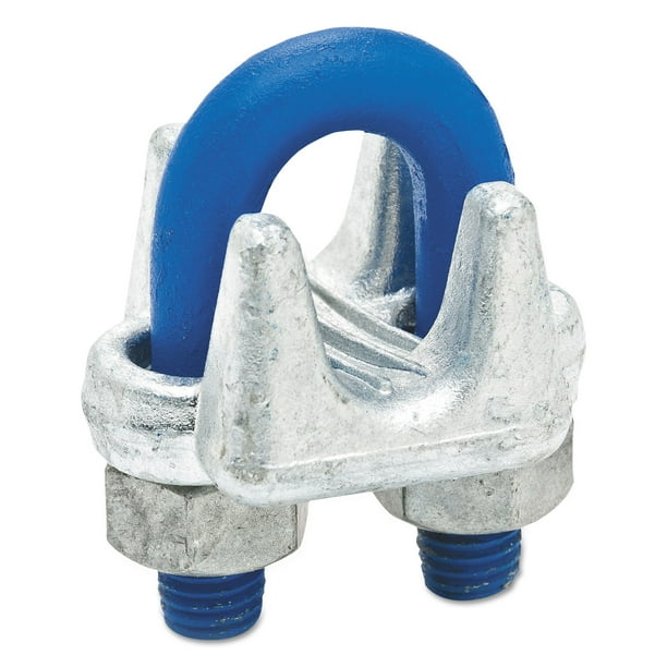 Campbell 1000G Series Wire Rope Clips, 3/4 in, Galvanized Zinc
